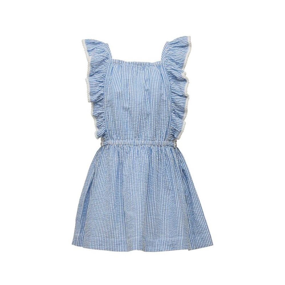 Snapper Rock Girls  Frilled Beach Dress, Blue